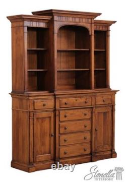 73481 NICHOLS & STONE Williamsburg Maple Bookcase Display Cabinet