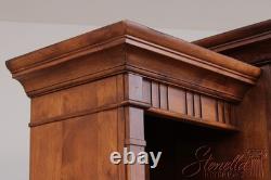 73481 NICHOLS & STONE Williamsburg Maple Bookcase Display Cabinet