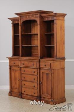 73481 NICHOLS & STONE Williamsburg Maple Bookcase Display Cabinet