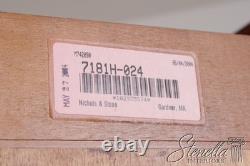 73481 NICHOLS & STONE Williamsburg Maple Bookcase Display Cabinet