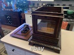 A Beautiful Vintage Black Forest Liquor Cabinet. Stunning