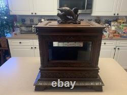 A Beautiful Vintage Black Forest Liquor Cabinet. Stunning