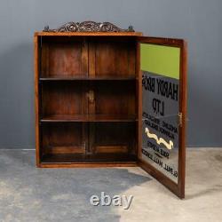 ANTIQUE 20thC ENGLISH ANGLING SHOP DISPLAY CABINET, HARDY BROTHERS c. 1910
