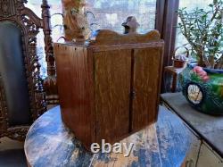 ANTIQUE CHURCH CABINET. Lovely Condition & Great Colour. All Original