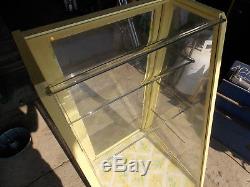 ANTIQUE DISPLAY CABINET maybe sales display for store dental doctor 42 tall 19 w