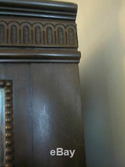 ANTIQUE GERMAN CARVED CREDENZA SIDEBOARD CHINA CABINET CUPBOARD Furniture