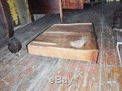 ANTIQUE HOOSIER wood KITCHEN CABINET CUPBOARD FURNITURE pantry food storage