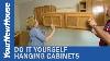 Alternative Easy Way To Hang Cabinets