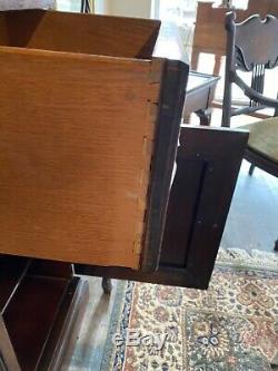 Amazig Antique Mahogany Breakfront with fold down secretary drawer