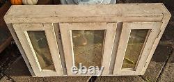 Amazing Wood Cabinet Wall Mount Bathroom Vanity Etched Mirror Cupboard Tri Panel