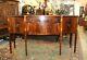 American Antique Flamed Mahogany Sheraton Sideboard / Bar Cabinet