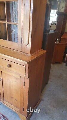 American Country Stepback Cupboard c. 1865