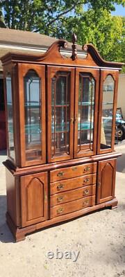American Drew Lighted China Cabinet