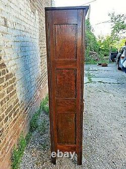 American Primitive antique Victorian pie safe cupboard cabinet