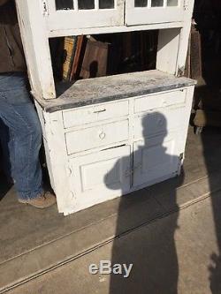 An 7 106H By 42.5 W Antique Kitchen Built-In Cabinet 1920S