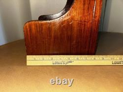Antique 10x24 Wooden Shaving Stand, Beveled Mirrors, 2 Shelves withDrawer