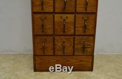 Antique 18 Drawer McCall Pattern Cabinet Oak Store File