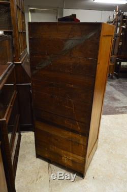 Antique 18 Drawer McCall Pattern Cabinet Oak Store File