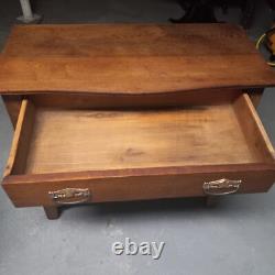Antique 1800's Oak Dry Sink, Cabinet 3 Drawer 1 Door Solid Wood no veneer