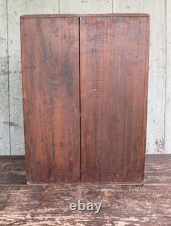 Antique 1880s 19th-Century Utilitarian Handmade Chest 7 Drawers Watchmaker