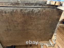 Antique 18th cherry chippendale step back pa dutch cupboard 1780 pa country