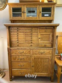 Antique 1900s Dentist Cabinet