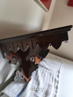 Antique 1920s Eastlake Arts And Crafts Shelf 16×7×7 Very Rustic NICE