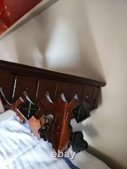 Antique 1920s Eastlake Arts And Crafts Shelf 16×7×7 Very Rustic NICE
