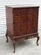 Antique 1930's Carved Radio Cabinet Perfect For A Tv, Cocktail Bar Or Storage