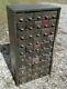 Antique 1930s Hobart Metal Cabinet 50 Drawers Troy, Oh Industrial