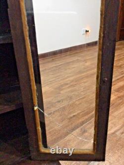 Antique 1930s SALESMAN SAMPLE Mahogany Wood Child's CHINA CABINET HUTCH CUPBOARD