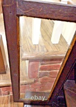 Antique 1930s SALESMAN SAMPLE Mahogany Wood Child's CHINA CABINET HUTCH CUPBOARD
