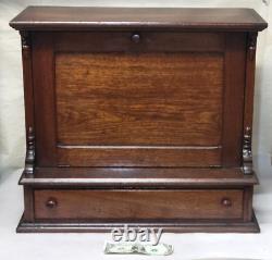 Antique 19thC Country Store Wood Cabinet Cubby Slot Credit/Receipt Dye Part File