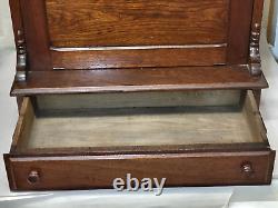 Antique 19thC Country Store Wood Cabinet Cubby Slot Credit/Receipt Dye Part File