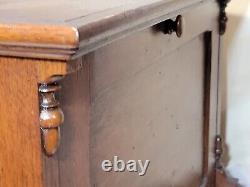 Antique 19thC Country Store Wood Cabinet Cubby Slot Credit/Receipt Dye Part File