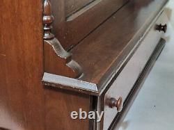 Antique 19thC Country Store Wood Cabinet Cubby Slot Credit/Receipt Dye Part File