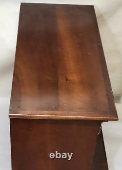 Antique 19thC Country Store Wood Cabinet Cubby Slot Credit/Receipt Dye Part File