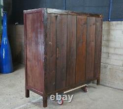 Antique 28 Drawer Chinese Elm Apothecary Chest Medicine Cabinet Console Filing