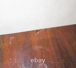 Antique 29 Imperial Solid Mahogany Martha Washington 3-Drawer Sewing Cabinet