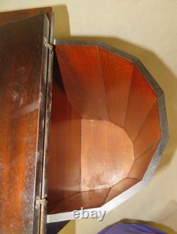 Antique 29 Imperial Solid Mahogany Martha Washington 3-Drawer Sewing Cabinet