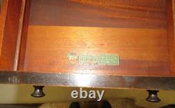 Antique 29 Imperial Solid Mahogany Martha Washington 3-Drawer Sewing Cabinet