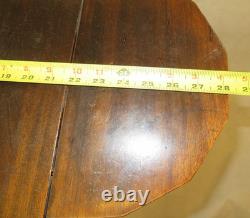 Antique 29 Imperial Solid Mahogany Martha Washington 3-Drawer Sewing Cabinet