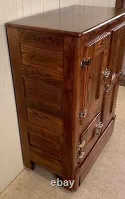 Antique 3-Door Ice Box