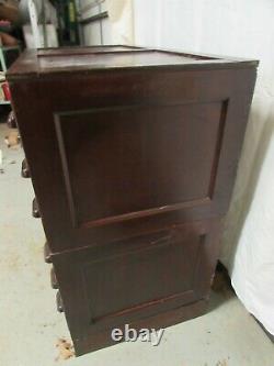 Antique 30 Drawer GLOBE Wernicke File Cabinet Library Apothecary Wooden Stunning