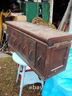 Antique 6 Drawer Filing Cabinet University Of Michigan Library 1880s-1970s