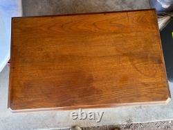 Antique 6 Drawer J & P Coats Clark Spool Thread Oak Cabinet