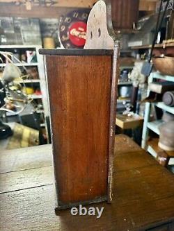 Antique 8 Drawer Spice Cabinet Primitive Vtg