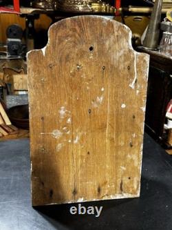 Antique 8 Drawer Spice Cabinet Wall Mount Primitive Vtg Old Paint Farm House