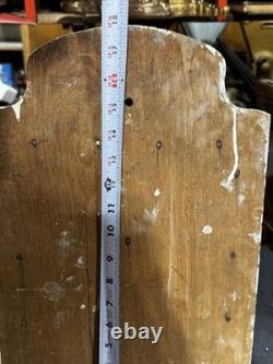 Antique 8 Drawer Spice Cabinet Wall Mount Primitive Vtg Old Paint Farm House