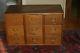 Antique 9-drawer Library Bureau Makers Card Catalog Cabinet 1920s Table Size